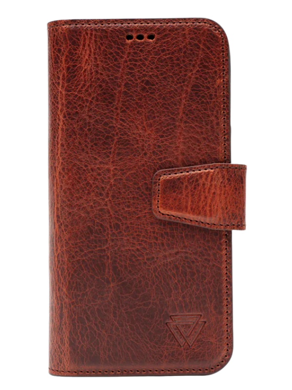Premium Leerlook Wallet Case iPhone 13 Pro