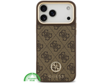 Guess iPhone 17 Pro Max Crossbody Hoesje met Band &ndash; Luxe MagSafe Bescherming in Bruin Design