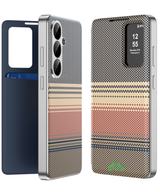 Samsung Galaxy S25 Hoesje Paars met Kaarthouder Smart View Bookcase Cover voor Optimale Bescherming