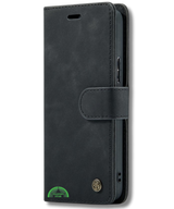 Bookcase Hoesje voor Samsung A56 Zwart 2-in-1 Magnetisch Hoesje met Pasjeshouder