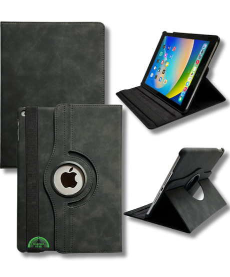Hoesje voor iPad 10.2 inch (2021) 9e generatie en 8e generatie Zwart Slank licht en stevig