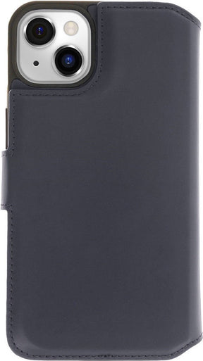 iPhone 15 2 in 1 Hoesje | 100% Leer | Minimalistisch | Blauw