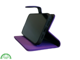 iPhone 16 portemonnee Leer Paars