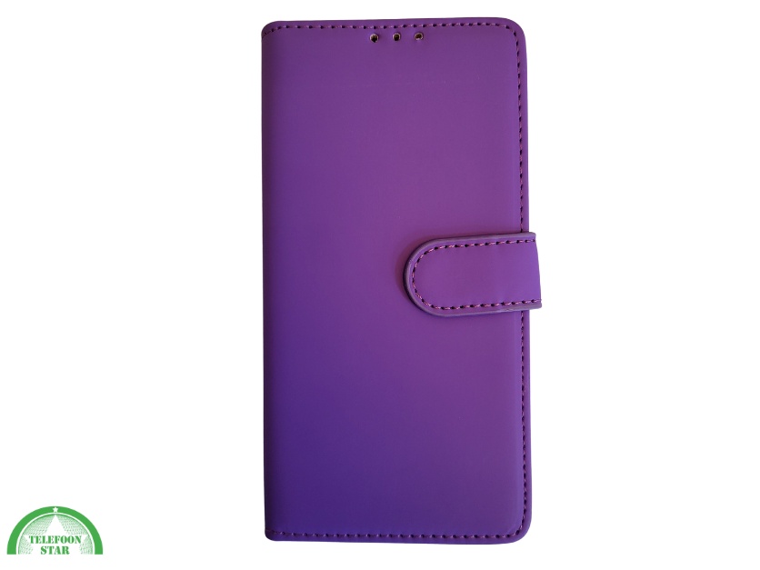 iPhone 16 Plus portemonnee Leer Paars