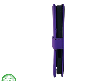 iPhone 16 Plus portemonnee Leer Paars