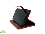 iPhone 16 Plus portemonnee Rood Lather