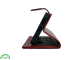 iPhone 16 portemonnee Rood Lather