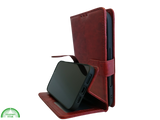 iPhone 16 Plus portemonnee Rood Lather