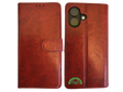 iPhone 16 portemonnee Rood Lather