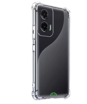 Hoesje voor Motorola G35 Transparant met Verstevigde Hoeken