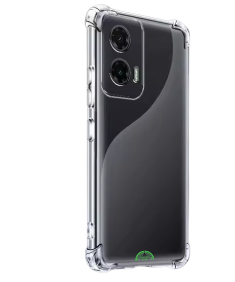 Hoesje voor Motorola G35 Transparant met Verstevigde Hoeken