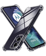 Hoesje voor Motorola G35 Transparant met Verstevigde Hoeken
