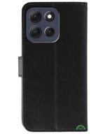 Bookcase Hoesje voor Motorola G86 Zwart Nauwsluitend en stevig