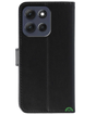 Bookcase Hoesje voor Motorola G86 Zwart Nauwsluitend en stevig