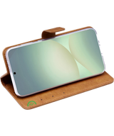 Hoesje voor Motorola G56 Bruin Bookcase Nauwsluitend en stevig