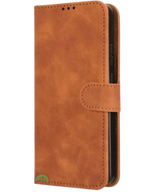 Bookcase Hoesje voor Motorola G86 Bruin Nauwsluitend en stevig