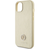 iPhone 15 Hardcase | Guess Backcover | Goud