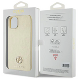 iPhone 15 Hardcase | Guess Backcover | Goud
