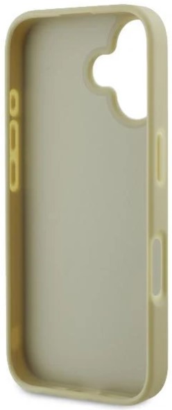Guess Gouden Glitter Hoesje voor iPhone 16 Plus - Stijlvolle Bescherming met Glamour