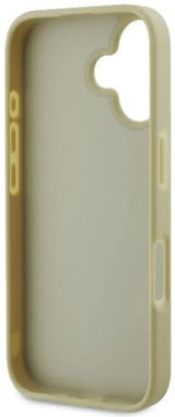 Guess Gouden Glitter Hoesje voor iPhone 16 Plus - Stijlvolle Bescherming met Glamour