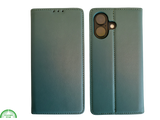 Boek Case Leer Wallet Case Donkergroen iPhone 17