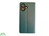 Boek Case Leer Wallet Case Donkergroen iPhone 17