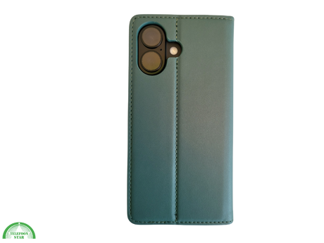 Boek Case Leer Wallet Case Donkergroen iPhone 17