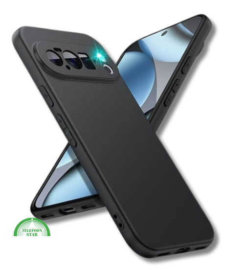 Hoesje Google Pixel 9 pro Zwart Backcover met sluit strak aan