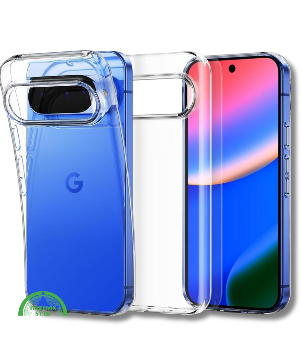 Hoesje Google Pixel 10 Transparante Backcover met sluit strak aan