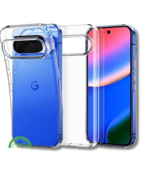 Hoesje Google Pixel 10 Transparante Backcover met sluit strak aan