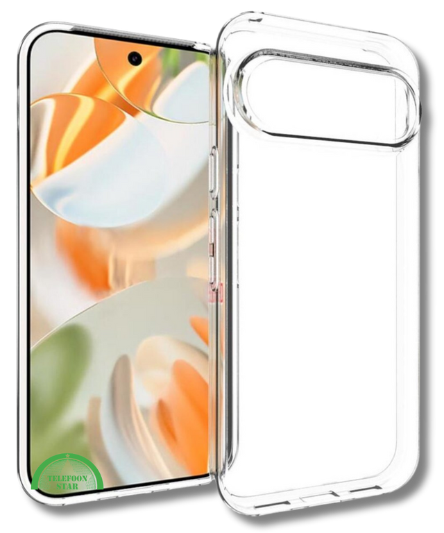 Hoesje Google Pixel 10 Transparante Backcover met sluit strak aan
