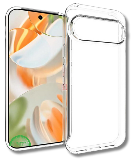 Hoesje Google Pixel 10 Transparante Backcover met sluit strak aan