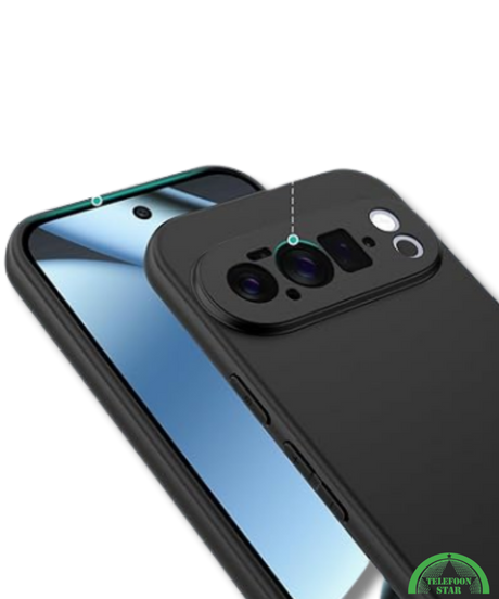Hoesje Google Pixel 10 Zwart Backcover met sluit strak aan
