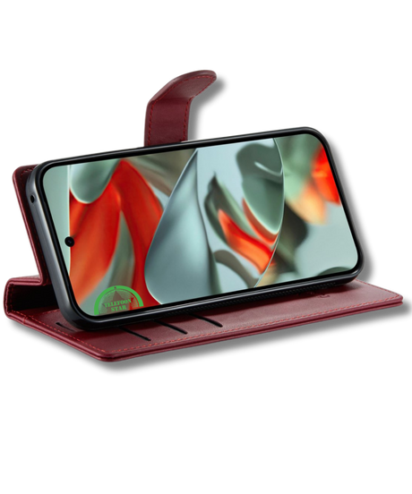 Hoesje Pixel 10 Bookcase Rood 2-in-1 Stijlvolle Wallet Case met Kaarthouder