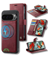 Hoesje Pixel 10 Bookcase Rood 2-in-1 Stijlvolle Wallet Case met Kaarthouder