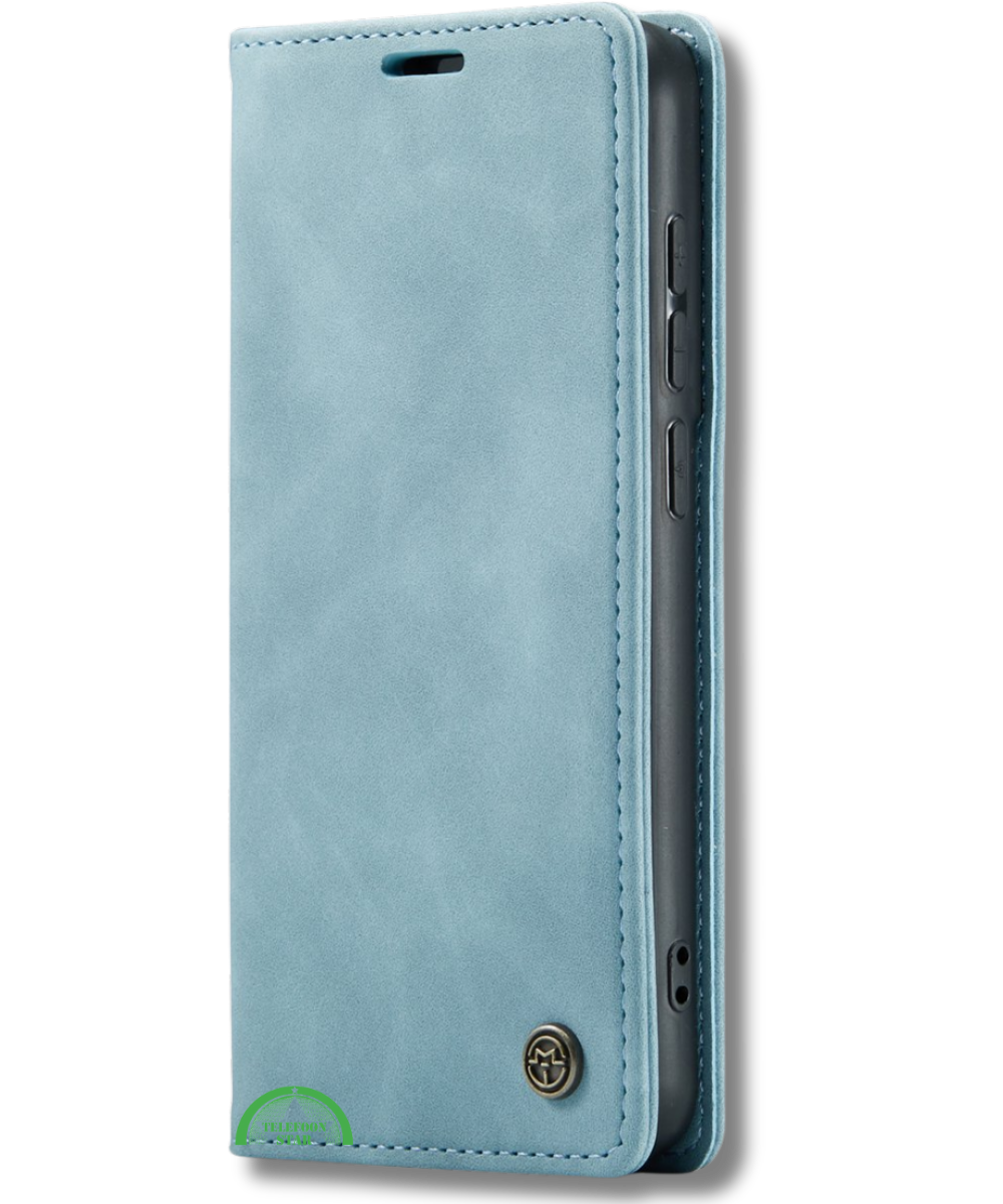 Hoesje Google Pixel 10 Pro XL Turquoise Look Met Pasjeshouder & Magnetische Sluiting
