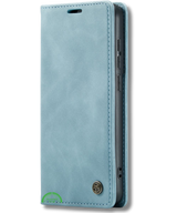 Hoesje Google Pixel 10 Pro XL Turquoise Look Met Pasjeshouder & Magnetische Sluiting
