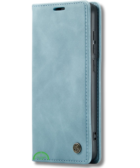 Hoesje Google Pixel 10 Pro XL Turquoise Look Met Pasjeshouder & Magnetische Sluiting