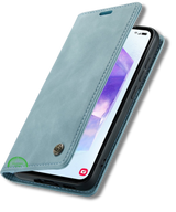 Hoesje Google Pixel 10 Pro XL Turquoise Look Met Pasjeshouder & Magnetische Sluiting