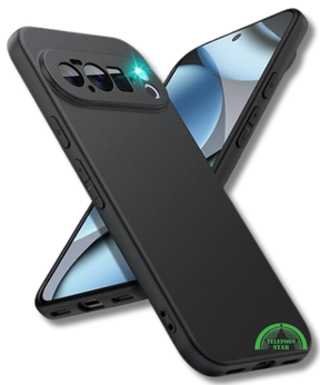 Hoesje Google Pixel 10 Pro Zwart Soft-Touch Case strak