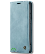 Hoesje Google Pixel 10 Pro Turquoise Look Met Pasjeshouder & Magnetische Sluiting