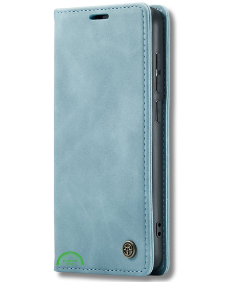Hoesje Google Pixel 10 Pro Turquoise Look Met Pasjeshouder & Magnetische Sluiting