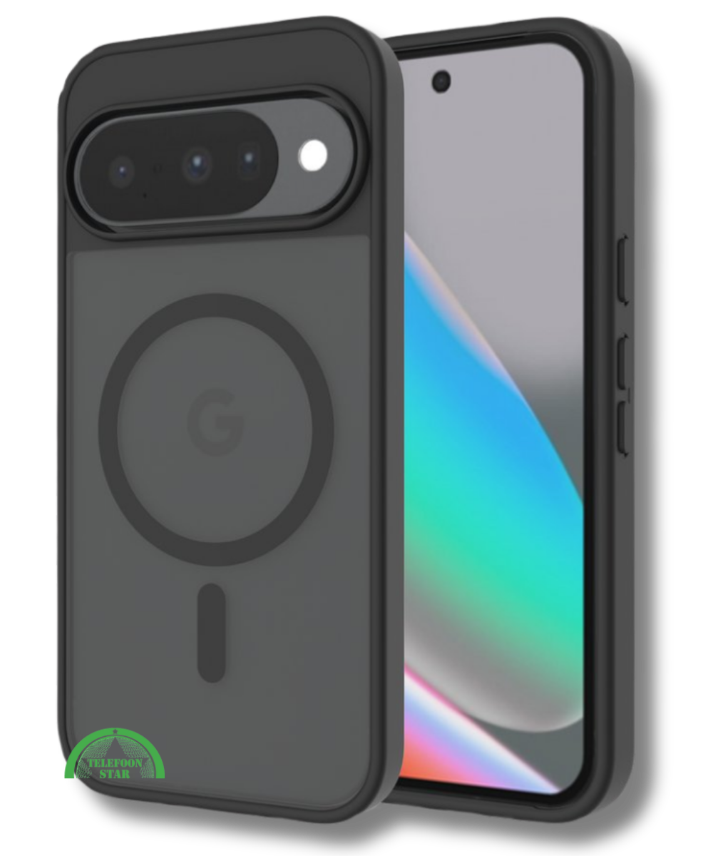 Hoesje Google Pixel 10 Pro Crystal Clear Case Met MagSafe Ring Strak