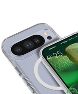 Hoesje Google Pixel 10 Pro Crystal Clear Case Met MagSafe Ring & Shockproof Hoeken