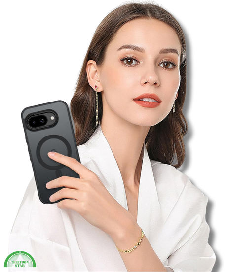 Hoesje Google Pixel 10 5G Crystal Clear Case Met MagSafe Ring Strak