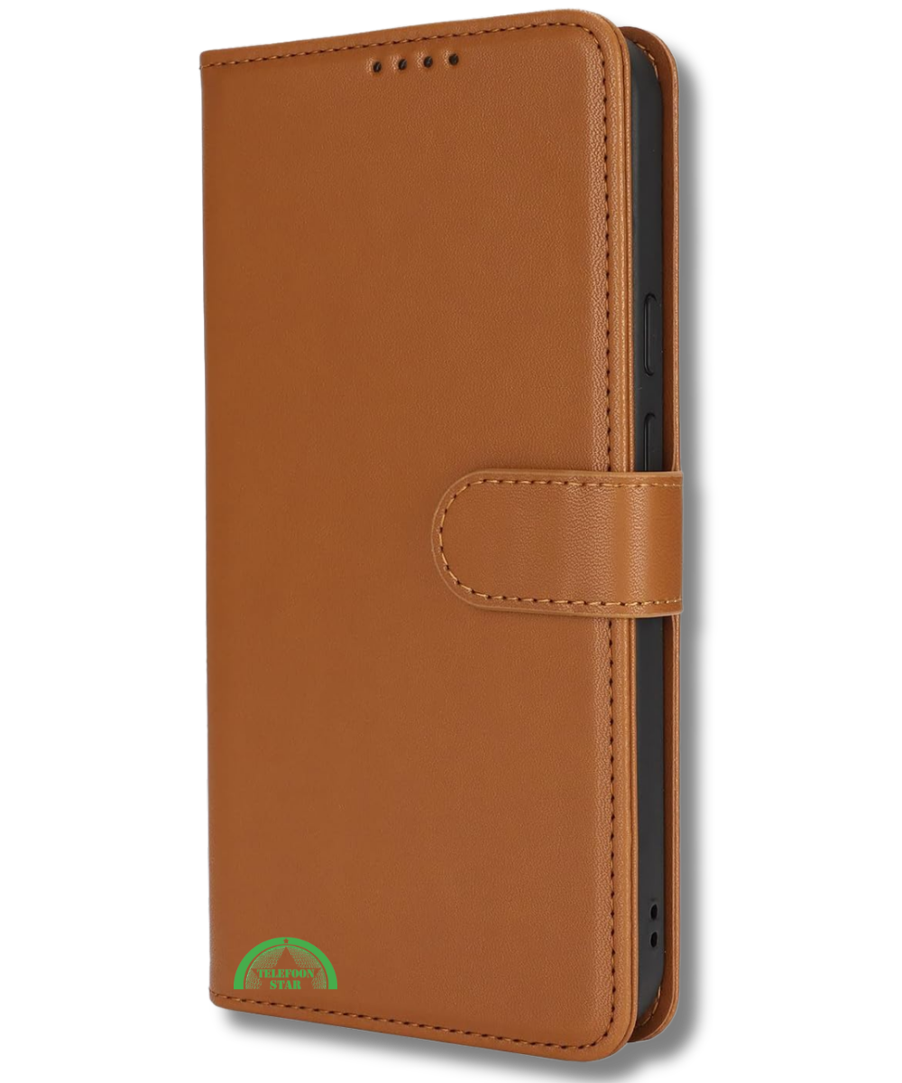 Hoesje voor Google Pixel 8 Bruin Bookcase Kunstleer met Pasjeshouder