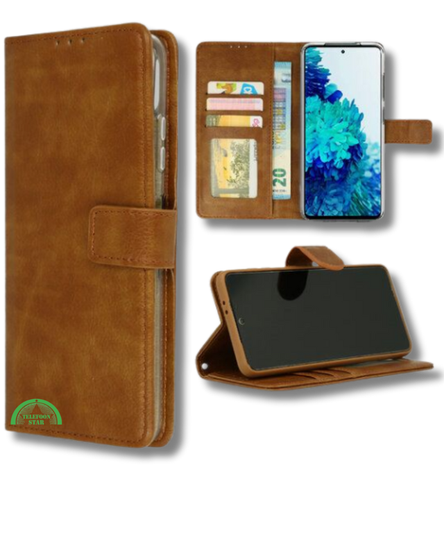 Hoesje voor Google Pixel 8 Bruin Bookcase Kunstleer met Pasjeshouder
