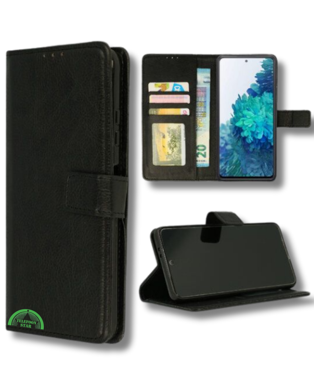 Hoesje voor Google Pixel 8 Zwart Bookcase Kunstleer met Pasjeshouder