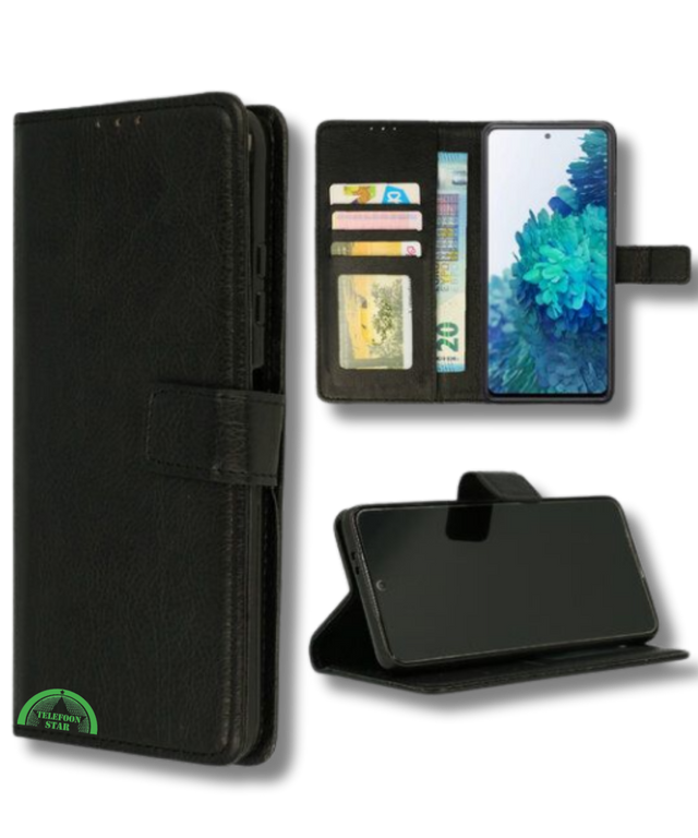 Hoesje voor Google Pixel 8 Zwart Bookcase Kunstleer met Pasjeshouder