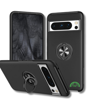 Hoesje voor Google Pixel 8a zwart met Ringhouder